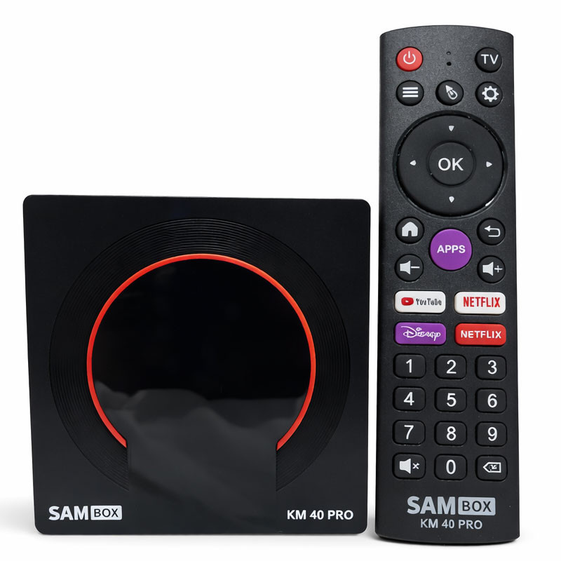Box TV Android Sambox KM40 PRO 4K 2G 16G Noir