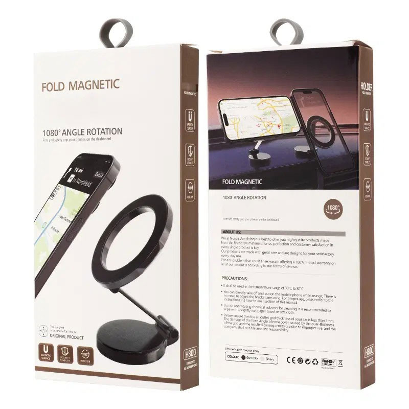 Support Téléphone Pour Voiture T-9202 1080° Noir EN tUNISIE