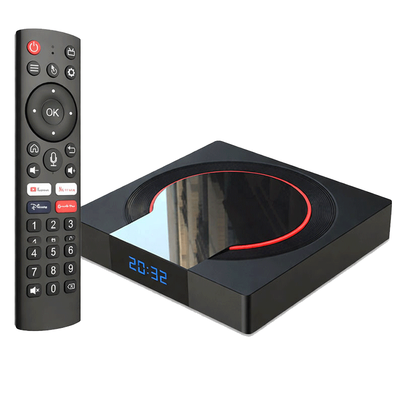 Box TV Android I96 4G 32G Noir en Tunisie