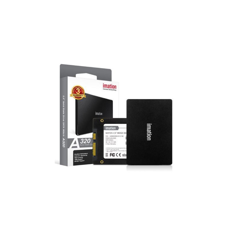 Disque Dur Interne Imation A320 480 Go SSD SATA III 2.5'' En Tunisie