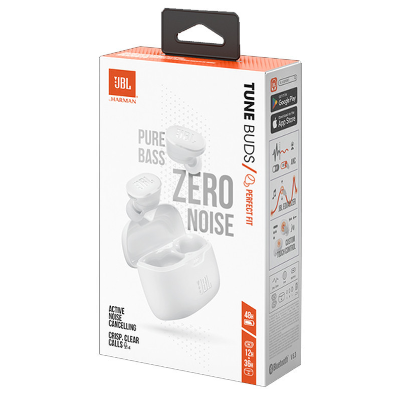 Ecouteurs Sans Fil JBL Tune Buds Blanc En Tunisie