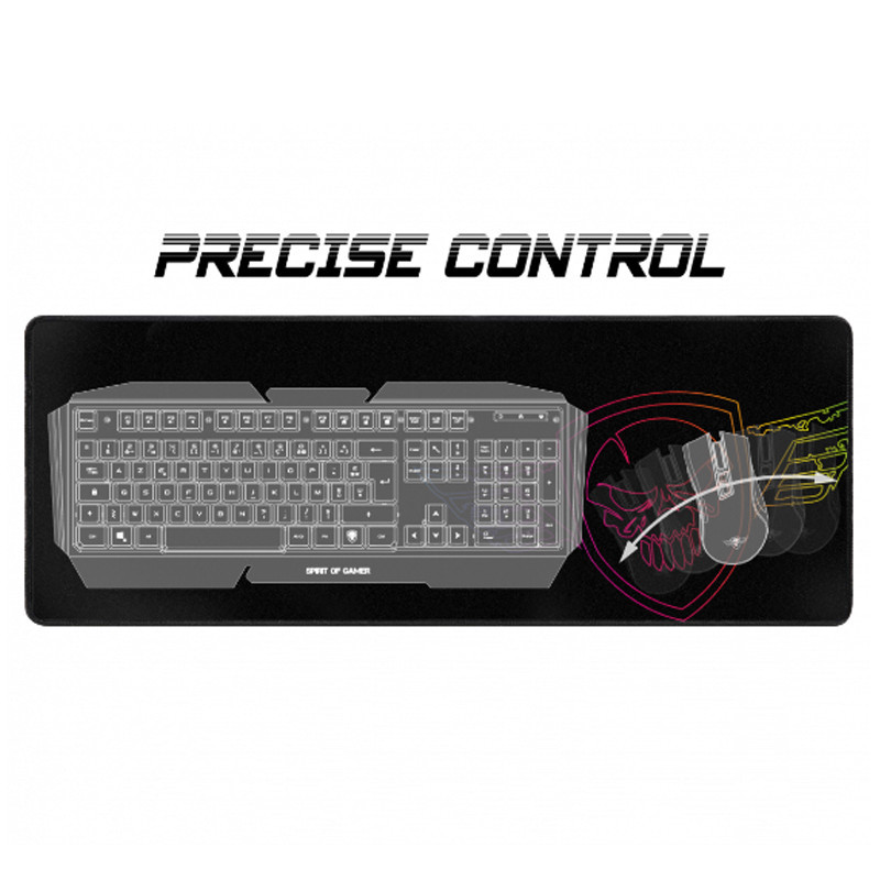 Tapis De Souris Spirit Of Gamer Darkskull XXL Noir en Tunisie