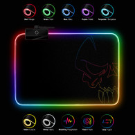 Tapis De Souris Spirit Of Gamer Darskull M RGB Noir en Tunisie