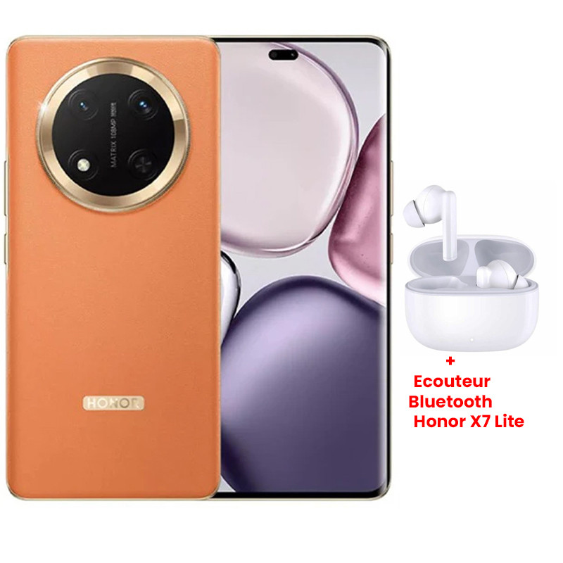 Smartphone Honor X9c 5G 12Go 256Go Orange en Tunisie