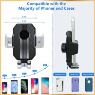 Support Voiture Pour Smartphone 360° Noir en Tunisie