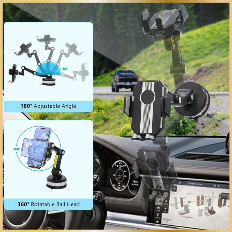 Support Voiture Pour Smartphone 360° Noir en Tunisie