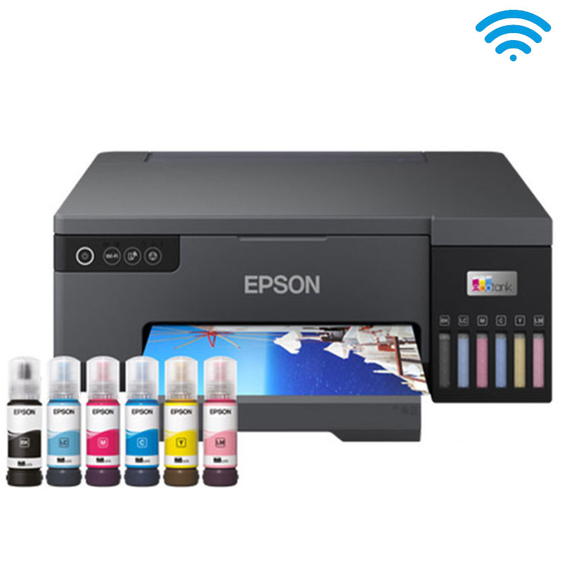 Imprimante à Réservoir Intégré EPSON ECOTANK L8050 Couleur Wi-Fi - Noir (C11CK37403) en Tunisie