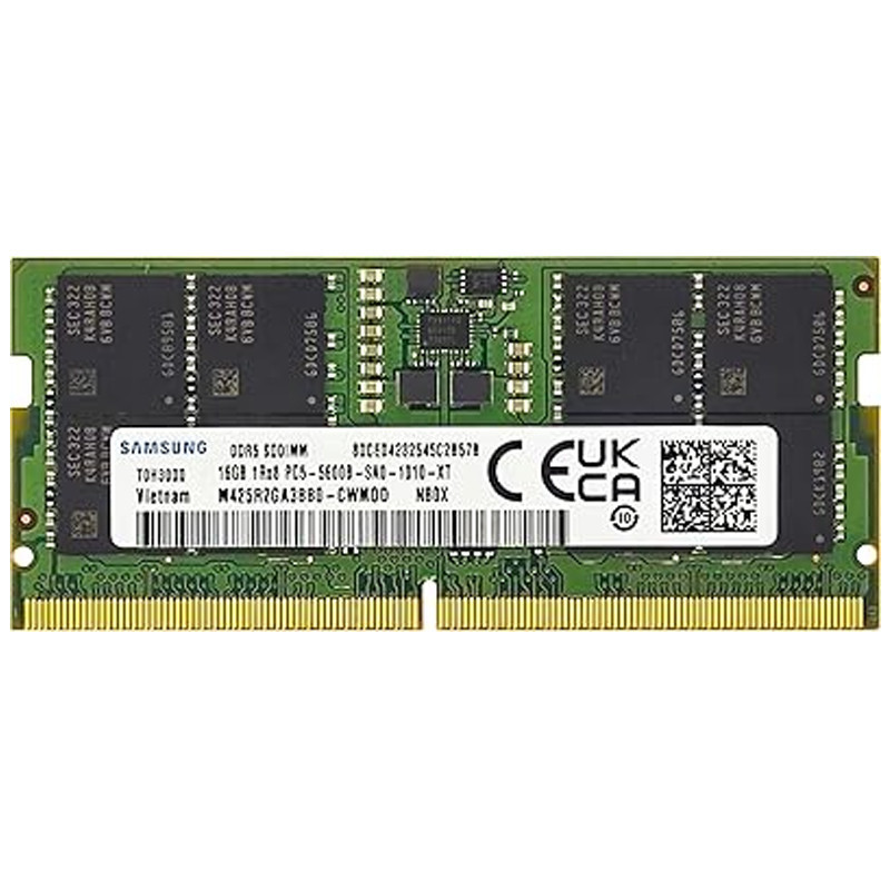 Barrette Mémoire Samsung 16Go DDR5 5600MHz SO-DIMM En Tunisie