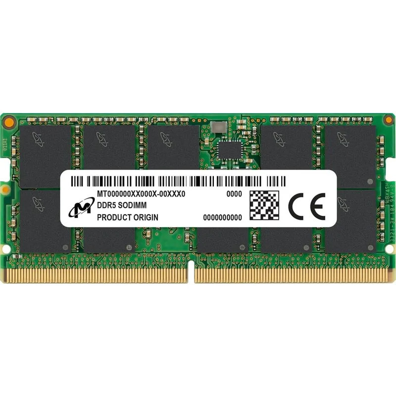 Barrette Mémoire Micron 8Go DDR5 5600MHz SO-DIMM En Tunisie
