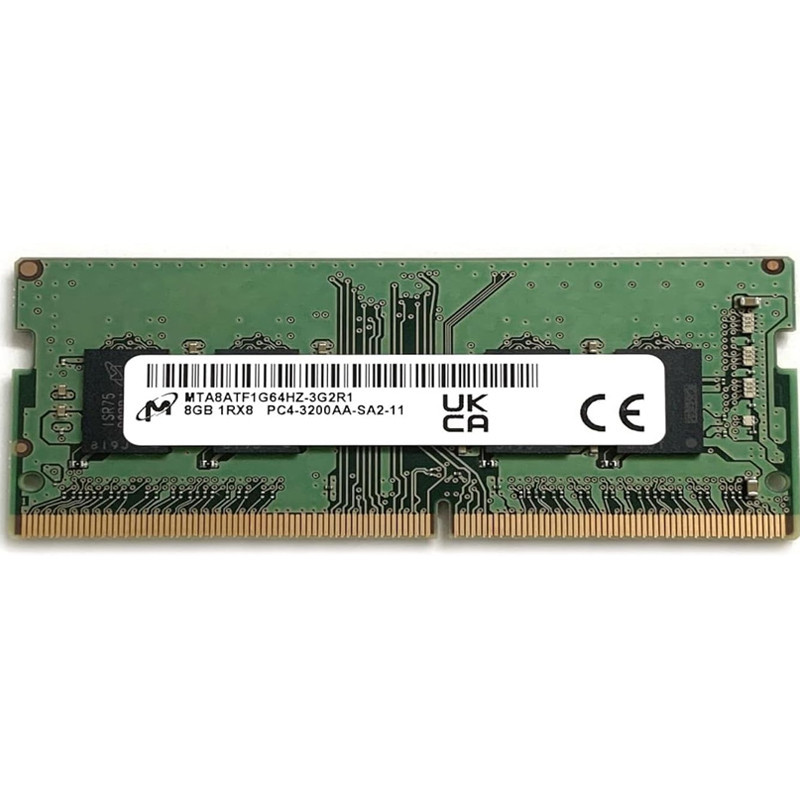 Barrette Mémoire Micron 8Go DDR4 3200MHz SO-DIMM En Tunisie