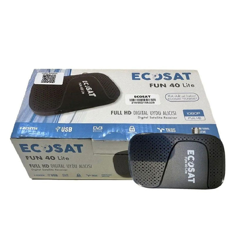 Récepteur Ecosat FUN 40 Lite Noir en Tunisie