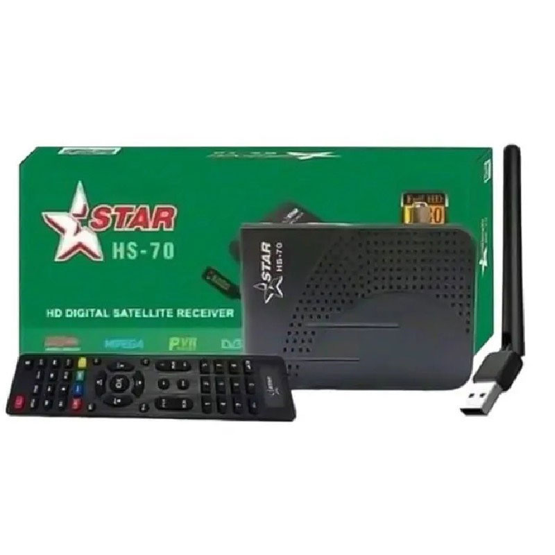 Récepteur Starsat Star HS70 Noir en Tunisie