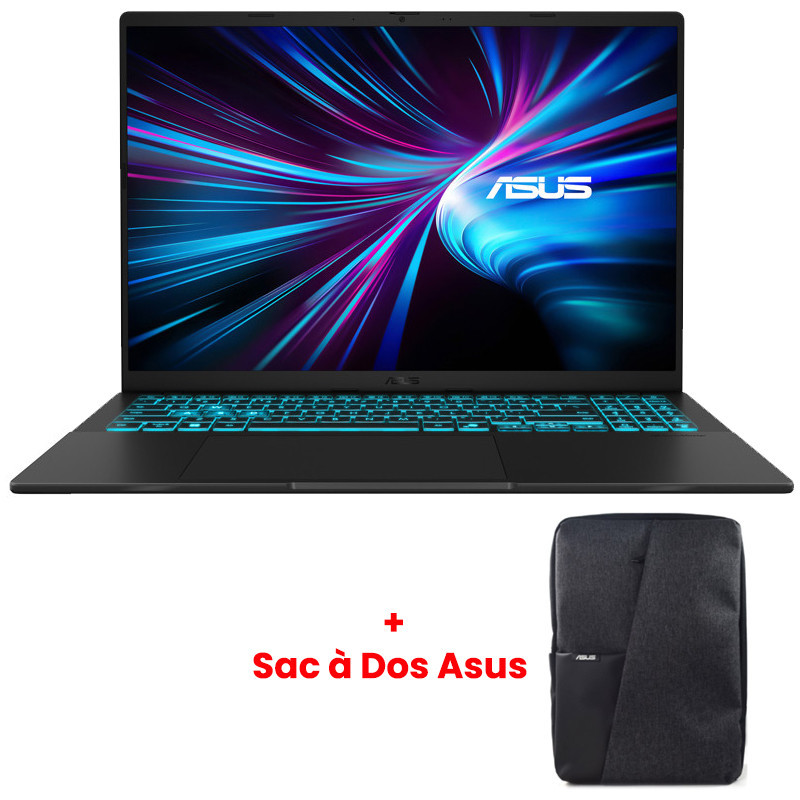 Pc Portable Gamer Asus V16 V3607VJ Intel 5 210H 8Go 512Go SSD RTX 3050 en Tunisie