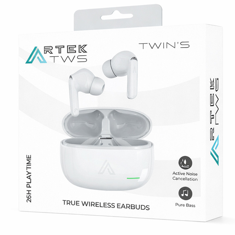 Ecouteurs Bluetooth Artek Twin's Blanc En Tunisie