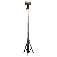 Trépied Rotray smartphone Hama 150 cm Avec Déclencheur Bluetooth Noir En Tunisie