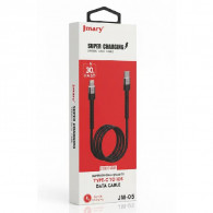 Câble Chargeur Jmary USB‑C Vers Lightning Noir En Tunisie