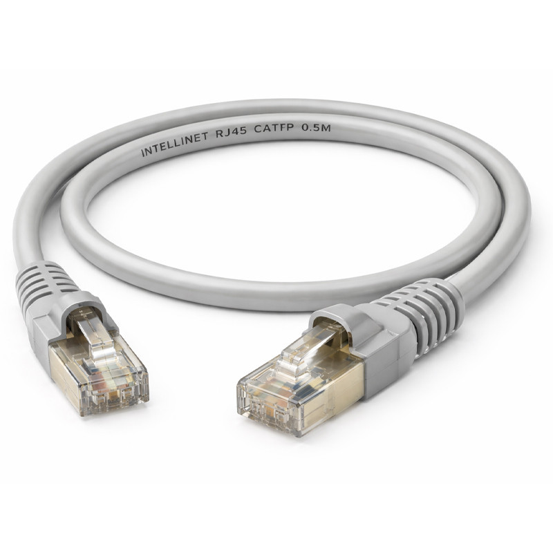 Cable Réseau Intellinet RJ45 Cat6 SFTP 0.5M Gris en Tunisie