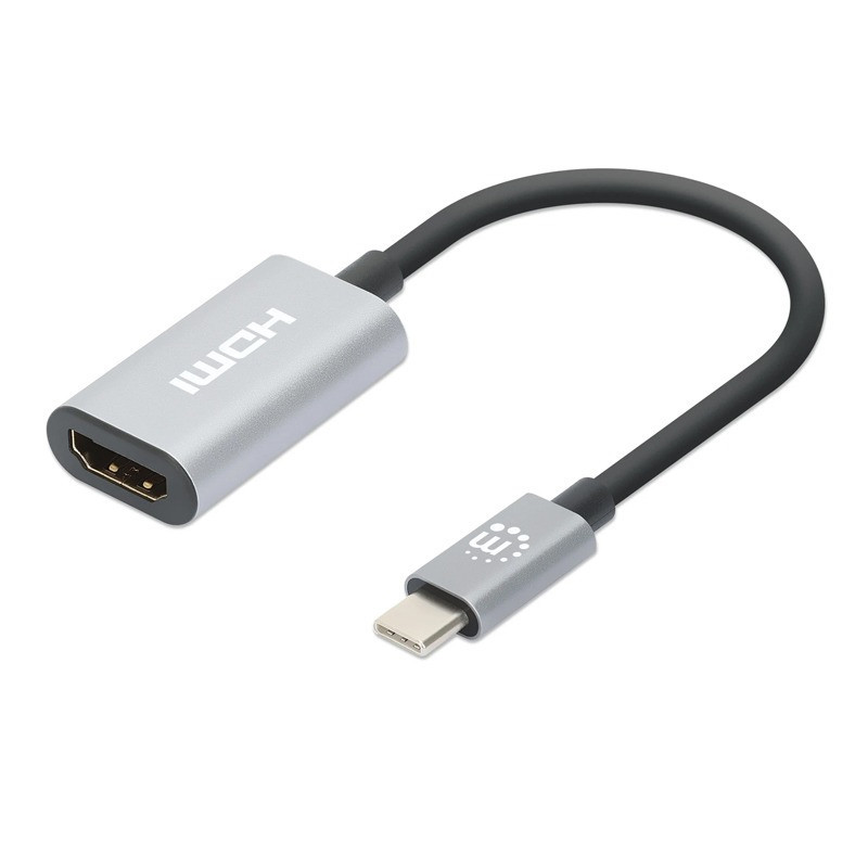 Adaptateur Convertisseur Manhattan Type C Vers HDMI Gris En Tunisie