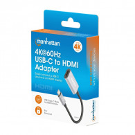 Adaptateur Convertisseur Manhattan Type C Vers HDMI Gris En Tunisie