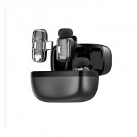 Microphone Sans fil Wiwu Professionnel Pour Smartphones Noir en Tunisie