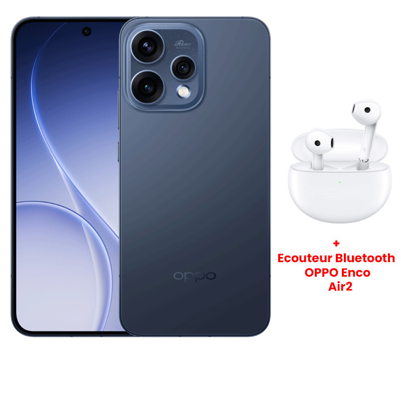 Smartphone Oppo Reno 15 5G 24Go 512Go Bleu Crépuscule en Tunisie