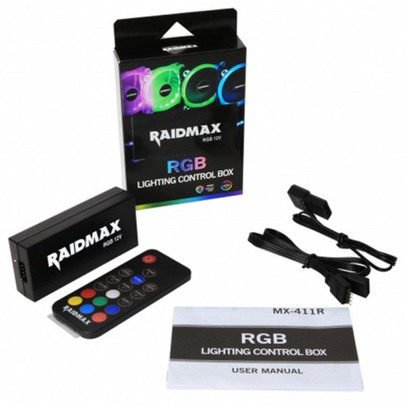 Controleur Raidmax MX-411 RGB 12V Noir en Tunisie