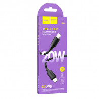 Câble Chargeur Hoco X96 Type-C Vers Lightning Noir En Tunisie