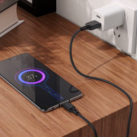 Câble Chargeur Hoco X90 Micro-USB Noir En Tunisie