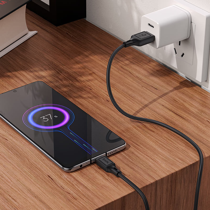 Câble Chargeur Hoco X90 Micro-USB Noir En Tunisie