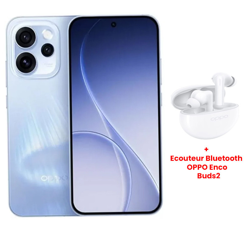 Smartphone Oppo Reno 15F 5G 12Go 512Go Bleu Aurore en Tunisie
