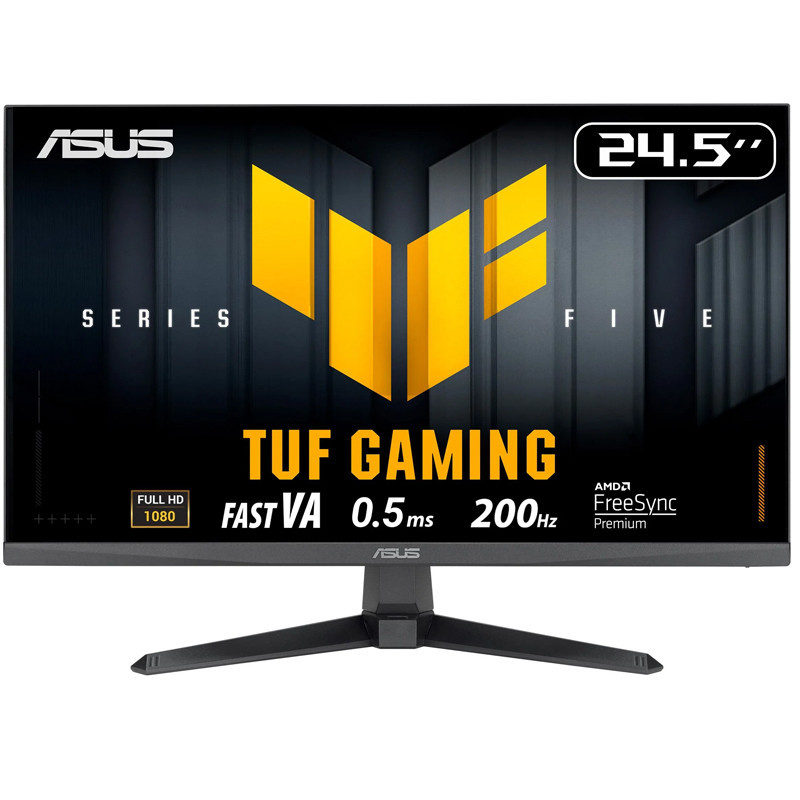 Ecran Asus Tuf Gaming 5 VG257Q5A 24.5" 200Hz FHD VA Noir en Tunisie