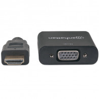 Adaptateur Manhattan HDMI Vers VGA Noir En Tunisie