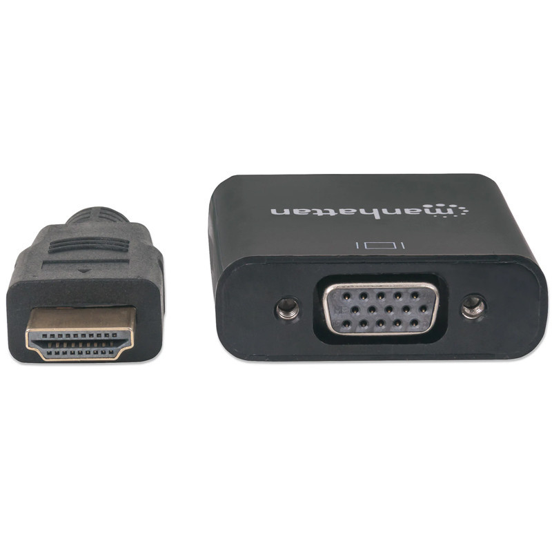 Adaptateur Manhattan HDMI Vers VGA Noir En Tunisie