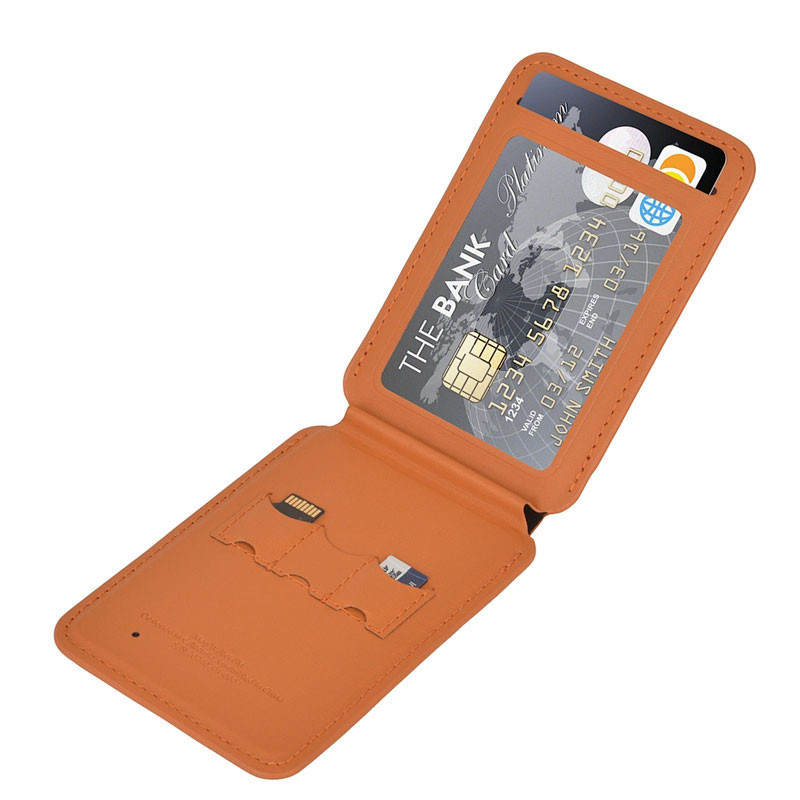 Portefeuille Magnétique Wiwu Avec Support Marron en Tunisie