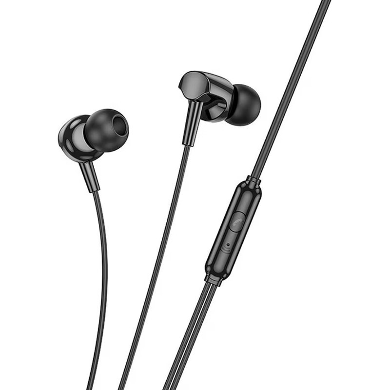 Écouteur Filaire Hoco M112 Noir en Tunisie