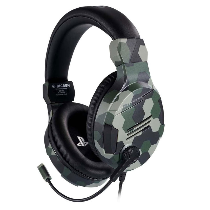 Micro Casque Gaming Bigben Pour PS4 Vert Militaire  en Tunisie