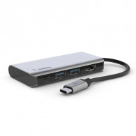 Adaptateur Belkin USB-C 4En 1 Silver En Tunisie