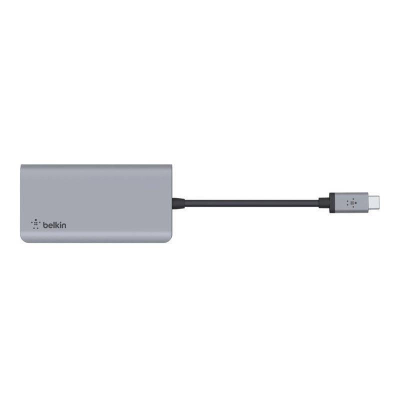 Adaptateur Belkin USB-C 4En 1 Silver En Tunisie