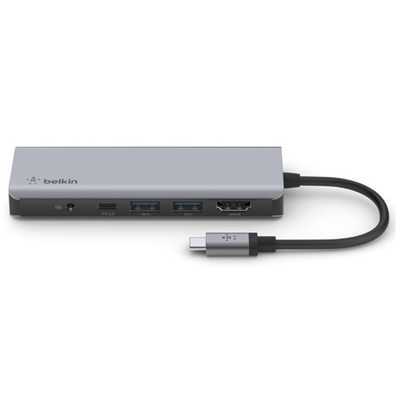 Adaptateur Belkin USB-C 7En1 Silver En Tunisie