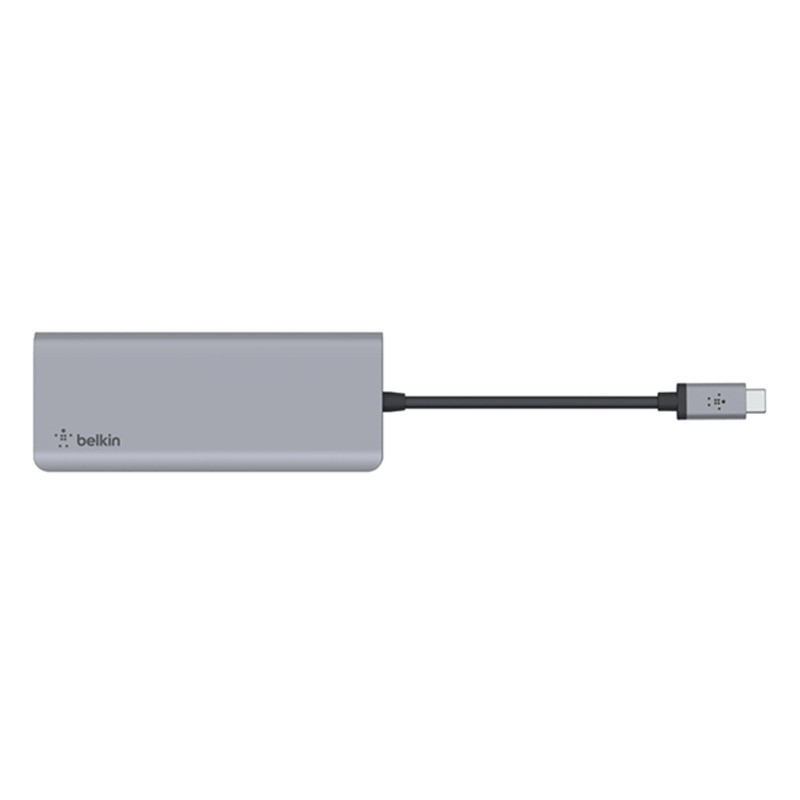 Adaptateur Belkin USB-C 7En1 Silver En Tunisie