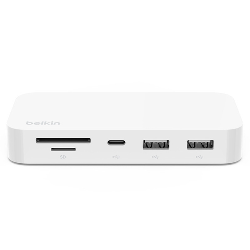 Adaptateur Belkin USB-C 6 En1 Avec Support Blanc En Tunisie