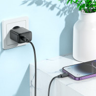 Chargeur Hoco CS22A 30W Type C Avec Câble Noir En Tunisie