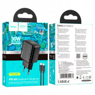 Chargeur Hoco CS22A 30W Type C Avec Câble Noir En Tunisie