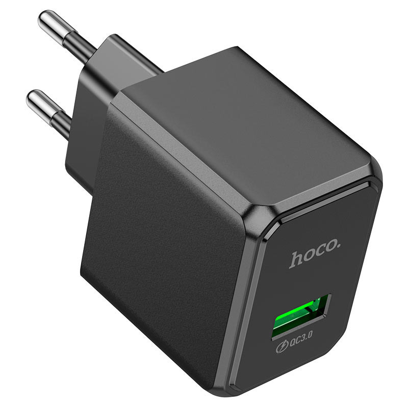 Chargeur Hoco CS12A 18W USB-A Noir En Tunisie
