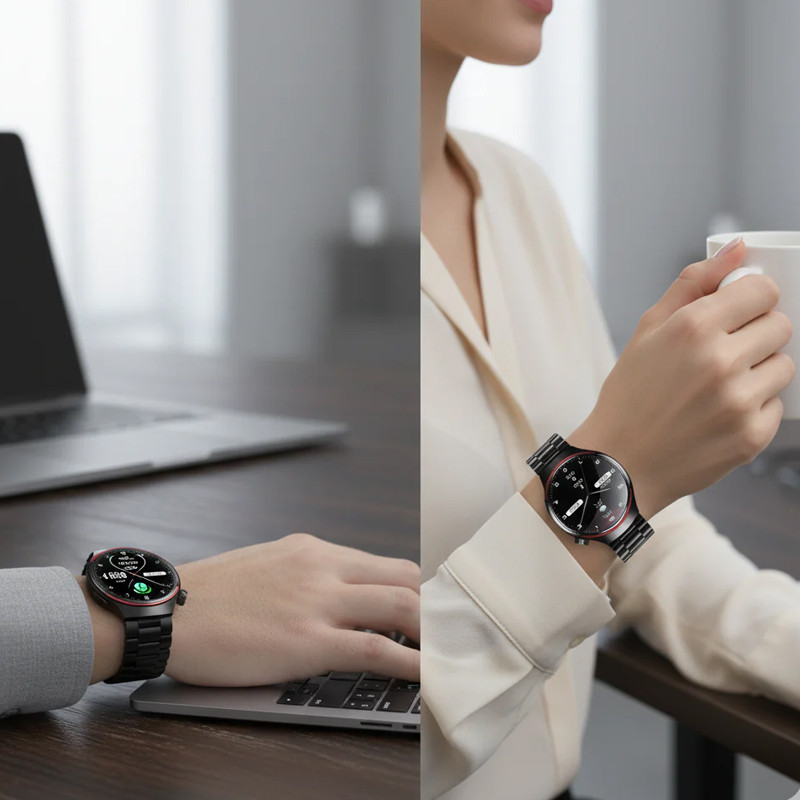 Montre Connectée Wisme WS-X2 Noir En Tunisie