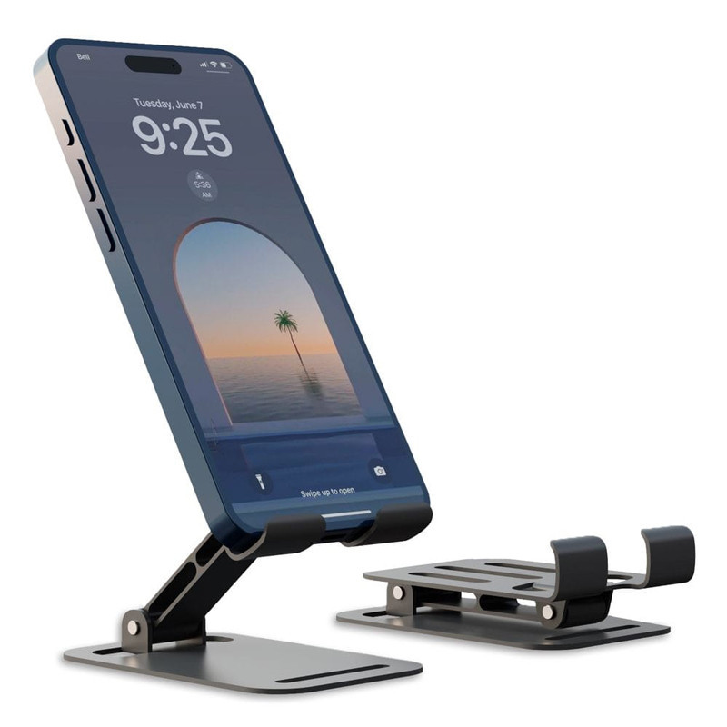 Support Téléphone Pliant Ksix Gris En Tunisie