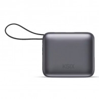 Power Bank Ksix 22.5W 10 000 mAh Avec Câbles Gris En Tunisie