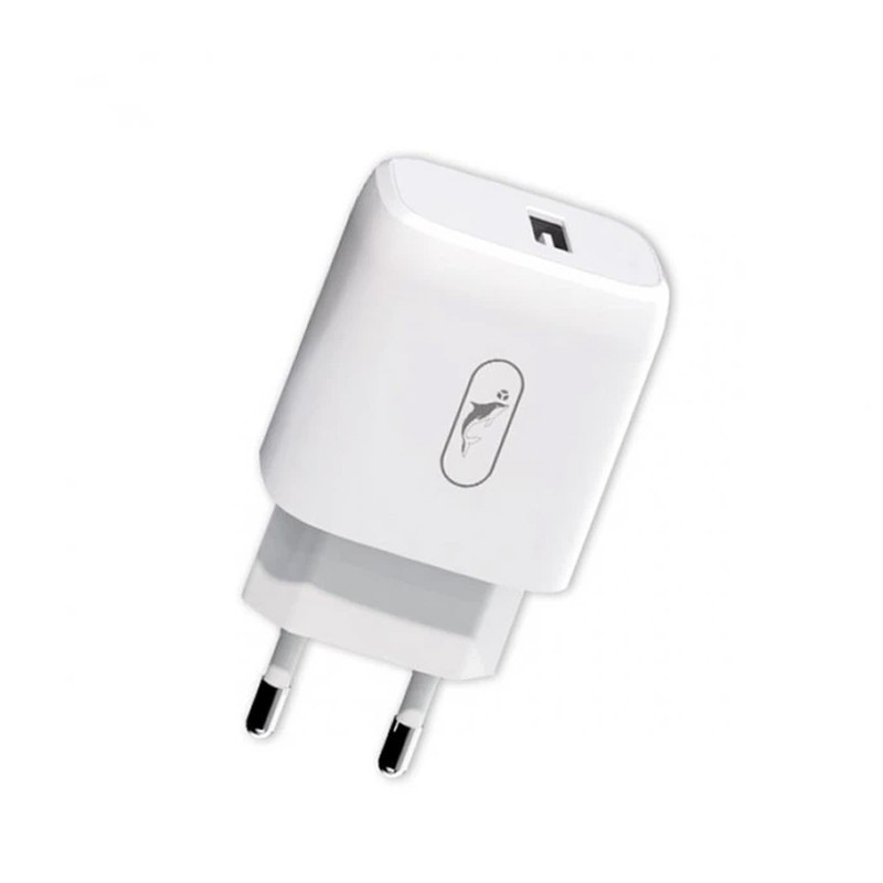 Chargeur Sky Dolphin SC22E Type C Smart Charge Blanc en Tunisie