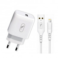 Chargeur Sky Dolphin SC22E Lightning Smart Charge Blanc