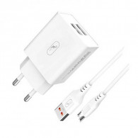 Chargeur Sky Dolphin SC30V Micro USB 2.1A Double Ports Blanc En Tunisie